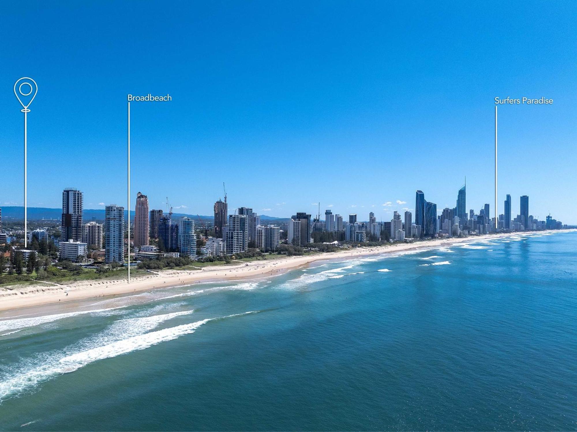 Hi Ho Beach Apartments On Broadbeach Gold Coast Eksteriør billede